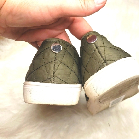 Mossimo Quilted Slip-on Sneakers 7.5 Green - Picture 12 of 14